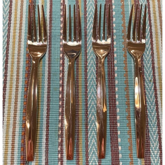 Dansk‎ International Das50 4 Dinner Forks Fork Stainless Steel 18/10 - Picture 1 of 4